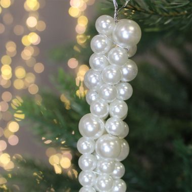 Pearl Droplet Decoration - 25cm 