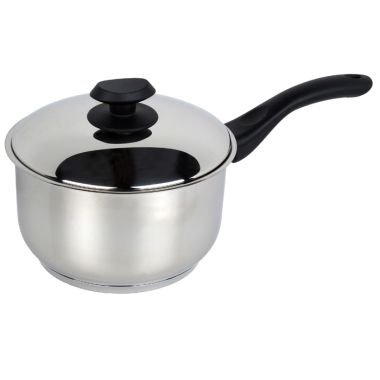 Pendeford Supreme Stainless Steel Sauce Pan and Lid - 18cm