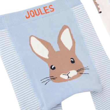 Joules Baby Peter Rabbit Lively Knit 2 Pack Leggings – Blue Rabbit Carrot