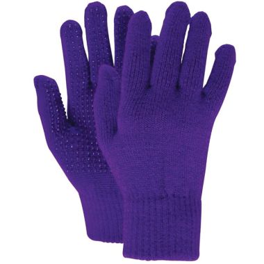Dublin Roma Adults Pimple Grip Gloves - Dark Purple