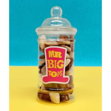Mr Big Tops Jar of Pint Pots Sweets – 500ml