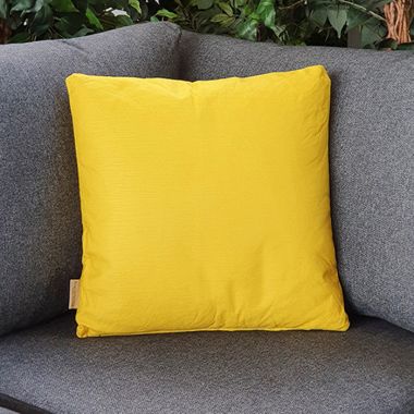 Bramblecrest Square Scatter Cushion, Pantone Range - Lemon