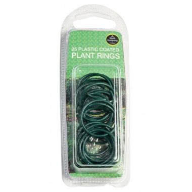Garland Plastic Coated Plant Rings - 25 Pack