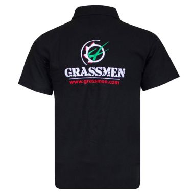 Grassmen Polo Shirt - Black