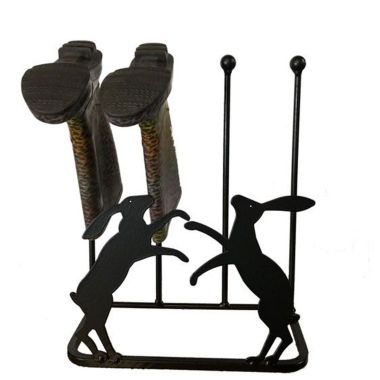 Poppy Forge Two Pair Boot Rack - Boxing Hares