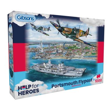 Gibsons Portsmouth Flypast Jigsaw Puzzle - 1000 Piece 