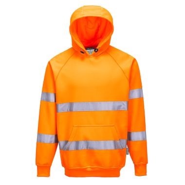 Portwest B304 Hi-Vis Hooded Sweatshirt – Orange