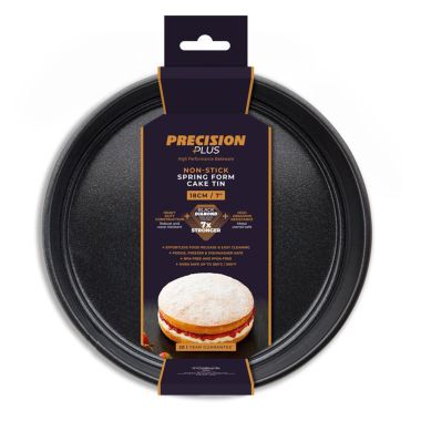 Precision Plus Non-Stick Loose Base Cake Tin - 18cm