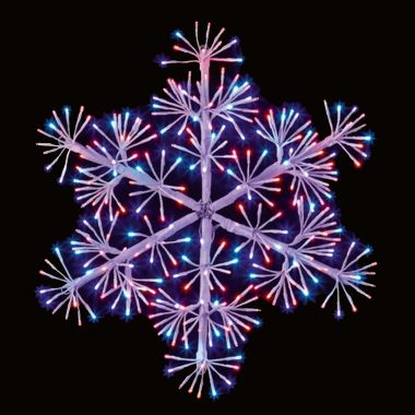  Premier LED Starburst Snowflake – Multicoloured
