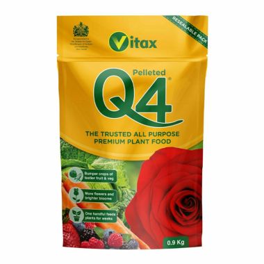 Vitax Q4 Pellet Plant Food Pouch - 0.9kg