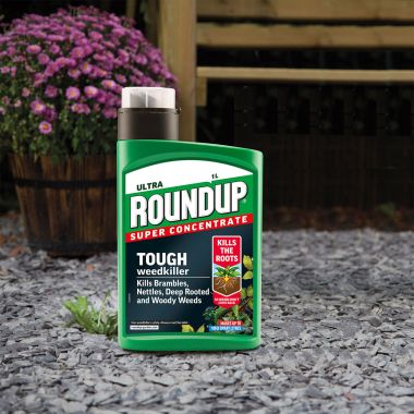 Roundup Ultra Tough Concentrated Weedkiller - 1 Litre