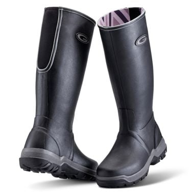 Grubs Women's Rainline Wellington Boots - Black