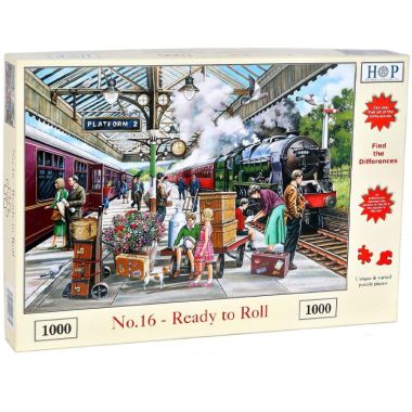 House Of Puzzles Find The Differences Collection MC495 Ready To Roll Jigsaw Puzzle - 1000 Piece