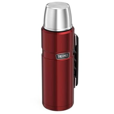 Thermos Stainless King Flask 1.2L - Red