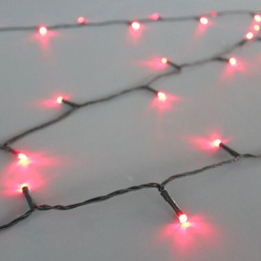 NOMA 120 Multi-Function String LED Lights, Red - 8.9m