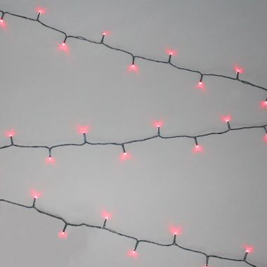 NOMA 240 Multi-Functional LED String Lights, Red – 17.9m