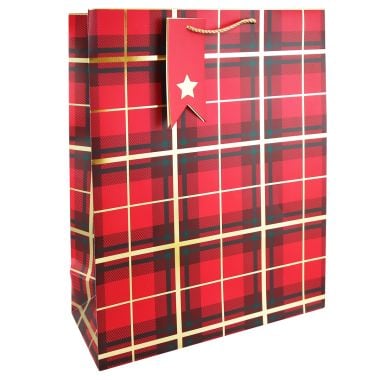 Tartan Christmas Gift Bag – Extra Large
