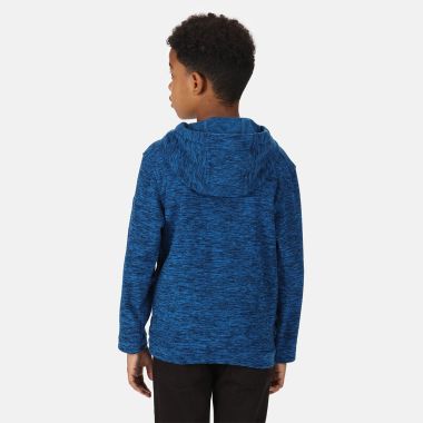 Regatta Children's Keyon Hooded Fleece – Skydiver Blue Marl