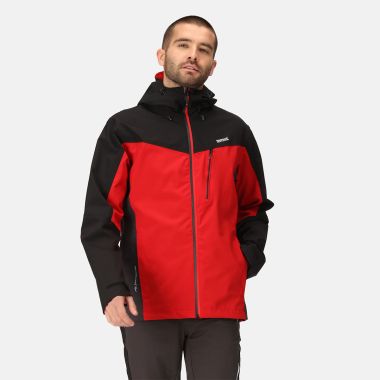 Regatta Men's Birchdale Waterproof Jacket - Danger Red/Black