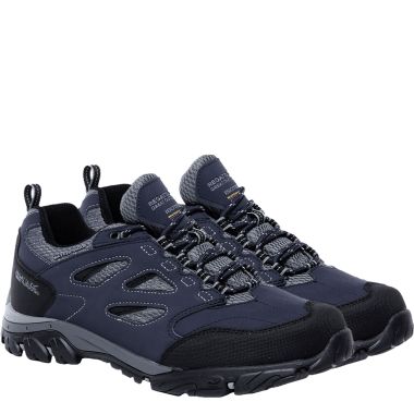 Regatta Men's Holcombe IEP Low Walking Shoes - Navy/Granite