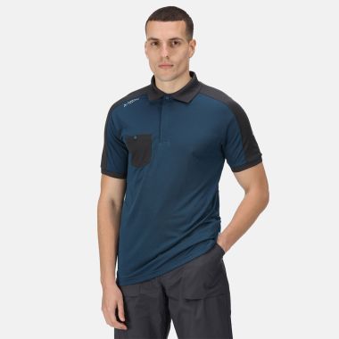 Regatta Men's Offensive Moisture Wicking Polo Shirt - Blue