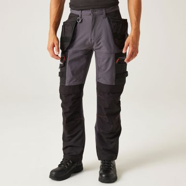 Regatta Men's Tactical Infiltrate Stretch Trousers - Iron/Black