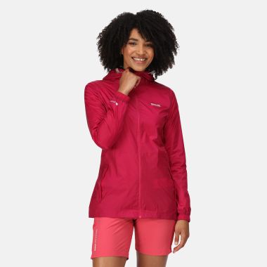 Regatta Women’s Pack-It Jacket III Waterproof Packaway Jacket – Berry Pink
