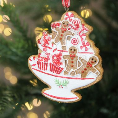 Gingerbread Cake Stand Decoration - 8cm