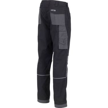 JCB Trade Rip Stop Trousers - Black/Grey