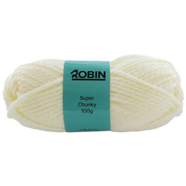  Robin Super Chunky Wool, 80m - Cream