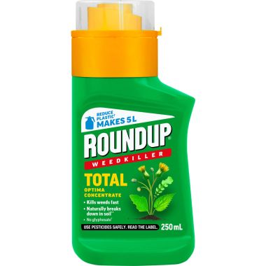 Roundup Optima Concentrate Total Weedkiller - 250ml