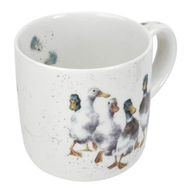 Royal Worcester Wrendale Mug – ‘Quackers’ Ducks