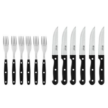 Russell Hobbs 12 Piece Steak Knife and Fork Set