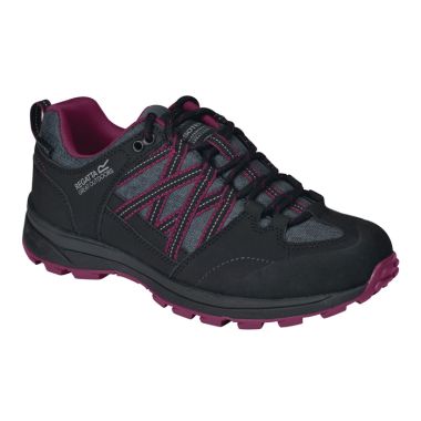 Regatta Women's Samaris II Low Walking Boots – Black/Purple