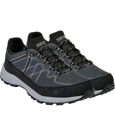 Regatta Men’s Samaris Lite Low II Walking Shoes - Black/Dark Steel