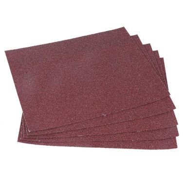 Tactix Pack of 5 Sanding Sheets - 280mm x 230mm