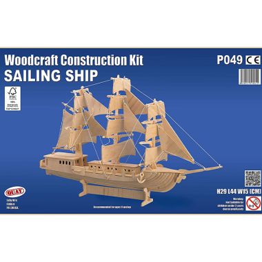 Woodcraft Construction Kit - Sailing Ship