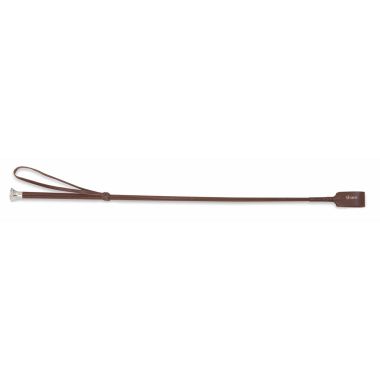Shires Leather Show Whip-Brown