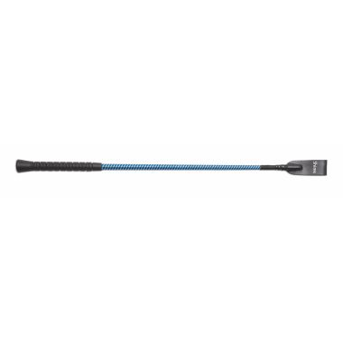 Shires Rubber Grip Whip-Navy/Bright Blue