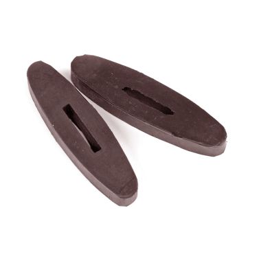 Shires Rubber Rein Stops-Brown