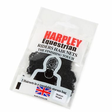 Shires Pack of 2 Harpley Hair Nets – Black