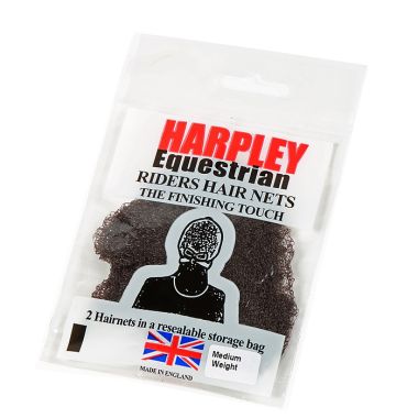 Shires Pack of 2 Harpley Hair Nets – Dark Brown