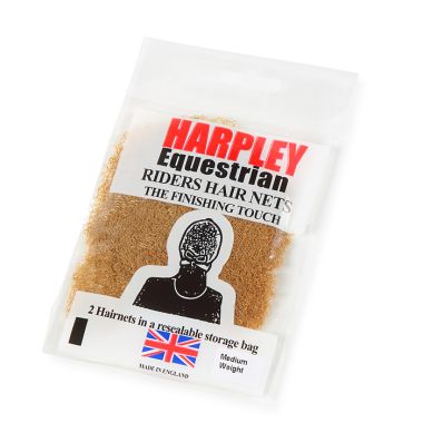 Shires Pack of 2 Harpley Hair Nets – Light Brown