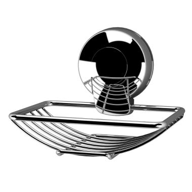 Showerdrape Suctionloc System Soap Basket – Chrome
