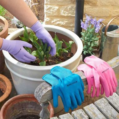 Briers Comfi Grips Gardening Gloves, Triple Pack – Medium 