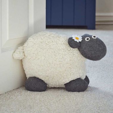 Smart Garden Outside In Plush Doorstop – Woolly Sheep