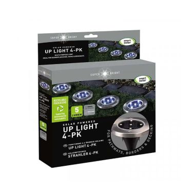 Smart Solar 5L Up Lights- Pack of 4