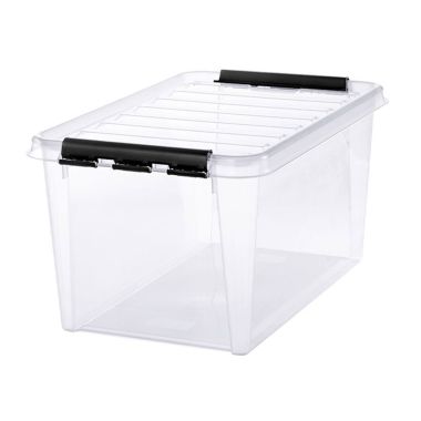 Smartstore Clear Plastic Storage Box with Lid – 47 Litre