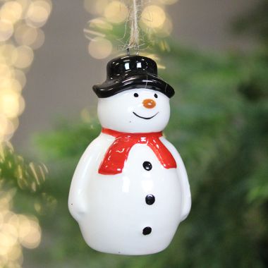 Snowman Christmas Decoration - 6cm
