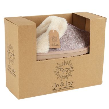 Jo & Joe Women's Sparkle Slippers - Rose